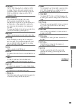 Preview for 49 page of Sony CMT-PX333 Operating Instructions Manual