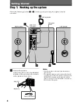 Предварительный просмотр 4 страницы Sony CMT-PX5 Operating Instructions Manual