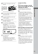 Preview for 11 page of Sony CMT-PX5 Operating Instructions Manual