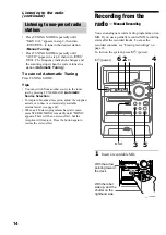 Предварительный просмотр 14 страницы Sony CMT-PX5 Operating Instructions Manual