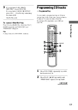 Предварительный просмотр 17 страницы Sony CMT-PX5 Operating Instructions Manual