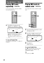 Предварительный просмотр 22 страницы Sony CMT-PX5 Operating Instructions Manual