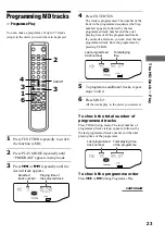 Предварительный просмотр 23 страницы Sony CMT-PX5 Operating Instructions Manual