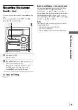 Preview for 31 page of Sony CMT-PX5 Operating Instructions Manual