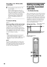 Preview for 34 page of Sony CMT-PX5 Operating Instructions Manual