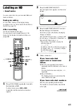 Предварительный просмотр 41 страницы Sony CMT-PX5 Operating Instructions Manual