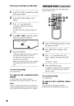 Preview for 44 page of Sony CMT-PX5 Operating Instructions Manual