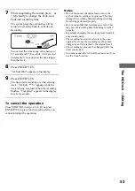 Предварительный просмотр 53 страницы Sony CMT-PX5 Operating Instructions Manual