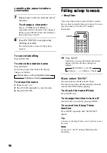 Preview for 56 page of Sony CMT-PX5 Operating Instructions Manual