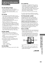 Preview for 63 page of Sony CMT-PX5 Operating Instructions Manual