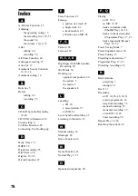 Preview for 76 page of Sony CMT-PX5 Operating Instructions Manual