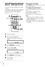 Preview for 6 page of Sony CMT-RB5 - Micro Hi Fi Component System Operating Instructions Manual
