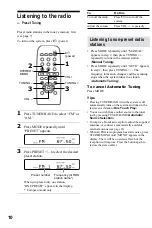 Preview for 10 page of Sony CMT-RB5 - Micro Hi Fi Component System Operating Instructions Manual