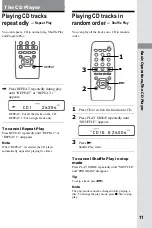 Preview for 11 page of Sony CMT-RB5 - Micro Hi Fi Component System Operating Instructions Manual