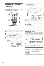 Предварительный просмотр 12 страницы Sony CMT-RB5 - Micro Hi Fi Component System Operating Instructions Manual