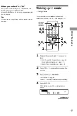 Предварительный просмотр 17 страницы Sony CMT-RB5 - Micro Hi Fi Component System Operating Instructions Manual