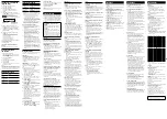 Preview for 2 page of Sony CMT-S20B Operating Instructions