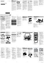 Предварительный просмотр 1 страницы Sony CMT-S40D Operating Instructions