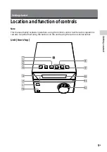 Preview for 5 page of Sony CMT-SBT20 Operating Instructions Manual