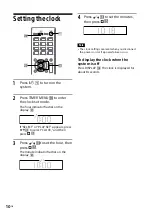 Предварительный просмотр 10 страницы Sony CMT-SBT20 Operating Instructions Manual