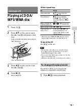 Предварительный просмотр 11 страницы Sony CMT-SBT20 Operating Instructions Manual