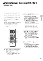 Preview for 31 page of Sony CMT-SBT300W Operating Instruction