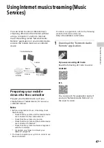 Предварительный просмотр 47 страницы Sony CMT-SBT300W Operating Instruction