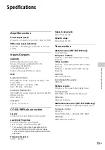 Preview for 73 page of Sony CMT-SBT300W Operating Instruction