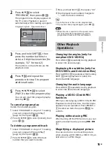Preview for 15 page of Sony CMT-SBT40D Operating Instructions Manual