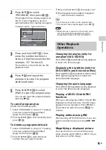 Предварительный просмотр 15 страницы Sony CMT-SBT40D Operating Instructions Manual