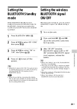 Preview for 25 page of Sony CMT-SBT40D Operating Instructions Manual