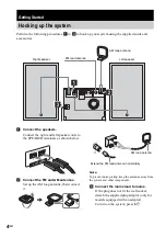 Preview for 4 page of Sony CMT-SE1 Operating Instructions Manual
