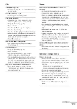 Preview for 17 page of Sony CMT-SE1 Operating Instructions Manual