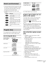 Preview for 5 page of Sony CMT-SE5 Operating Instructions Manual