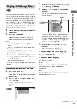 Предварительный просмотр 17 страницы Sony CMT-SE5 Operating Instructions Manual