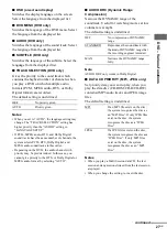 Preview for 27 page of Sony CMT-SE5 Operating Instructions Manual