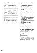 Preview for 36 page of Sony CMT-SE5 Operating Instructions Manual