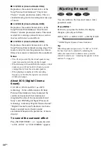 Preview for 44 page of Sony CMT-SE5 Operating Instructions Manual