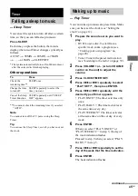 Preview for 45 page of Sony CMT-SE5 Operating Instructions Manual