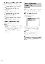 Preview for 50 page of Sony CMT-SE5 Operating Instructions Manual