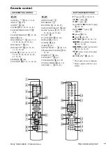 Предварительный просмотр 72 страницы Sony CMT-SE5 Operating Instructions Manual