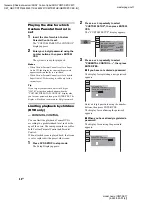 Предварительный просмотр 30 страницы Sony CMT-SE7 Operating Instructions Manual