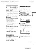 Preview for 35 page of Sony CMT-SE7 Operating Instructions Manual