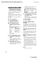 Preview for 40 page of Sony CMT-SE7 Operating Instructions Manual