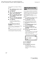 Preview for 46 page of Sony CMT-SE7 Operating Instructions Manual