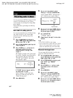 Preview for 62 page of Sony CMT-SE7 Operating Instructions Manual