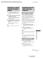 Preview for 81 page of Sony CMT-SE7 Operating Instructions Manual