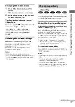 Preview for 19 page of Sony CMT-SE9 Operating Instructions Manual