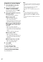 Preview for 20 page of Sony CMT-SE9 Operating Instructions Manual