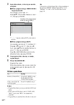 Preview for 22 page of Sony CMT-SE9 Operating Instructions Manual